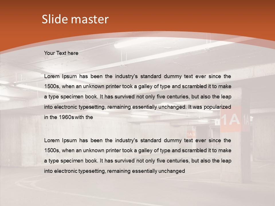 Floor Area Texture PowerPoint Template