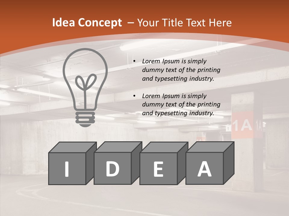 Floor Area Texture PowerPoint Template