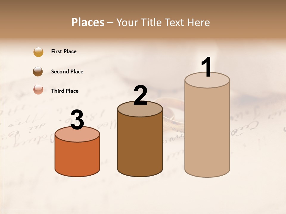 Band Gold Gift PowerPoint Template