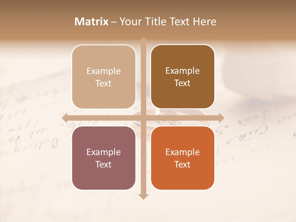 Band Gold Gift PowerPoint Template