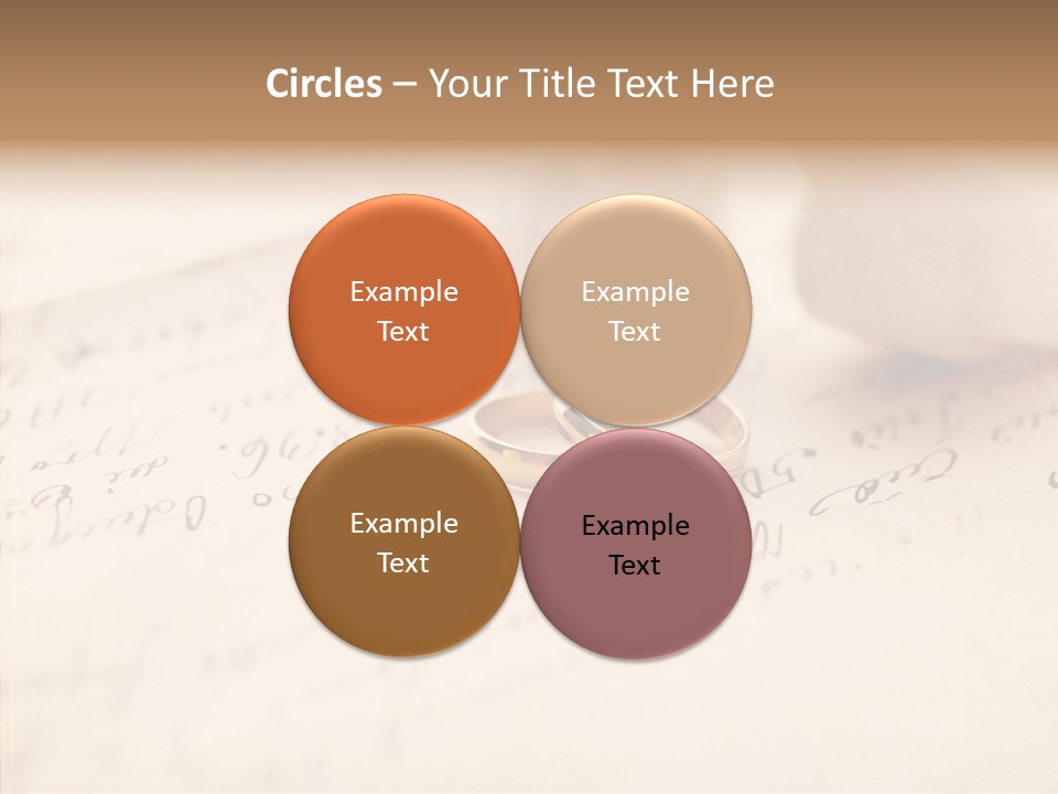 Band Gold Gift PowerPoint Template