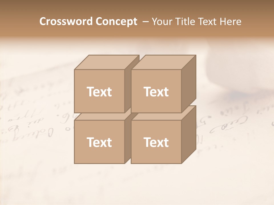 Band Gold Gift PowerPoint Template