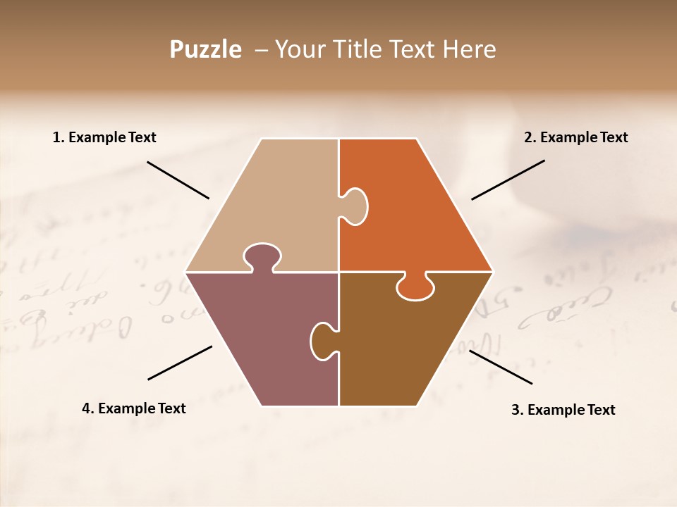 Band Gold Gift PowerPoint Template