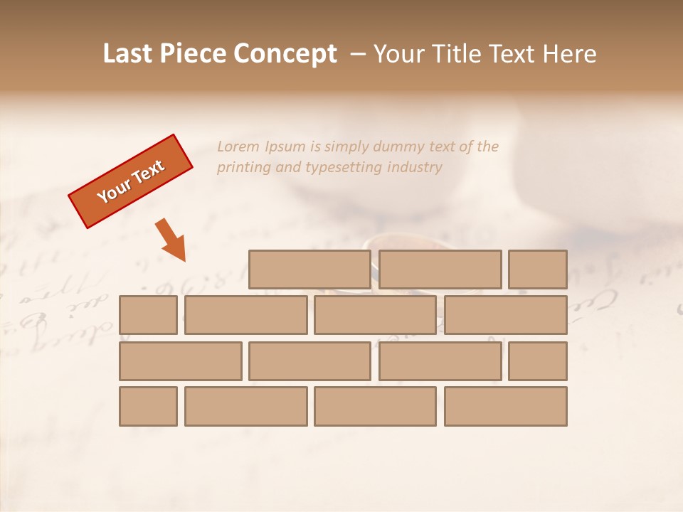 Band Gold Gift PowerPoint Template