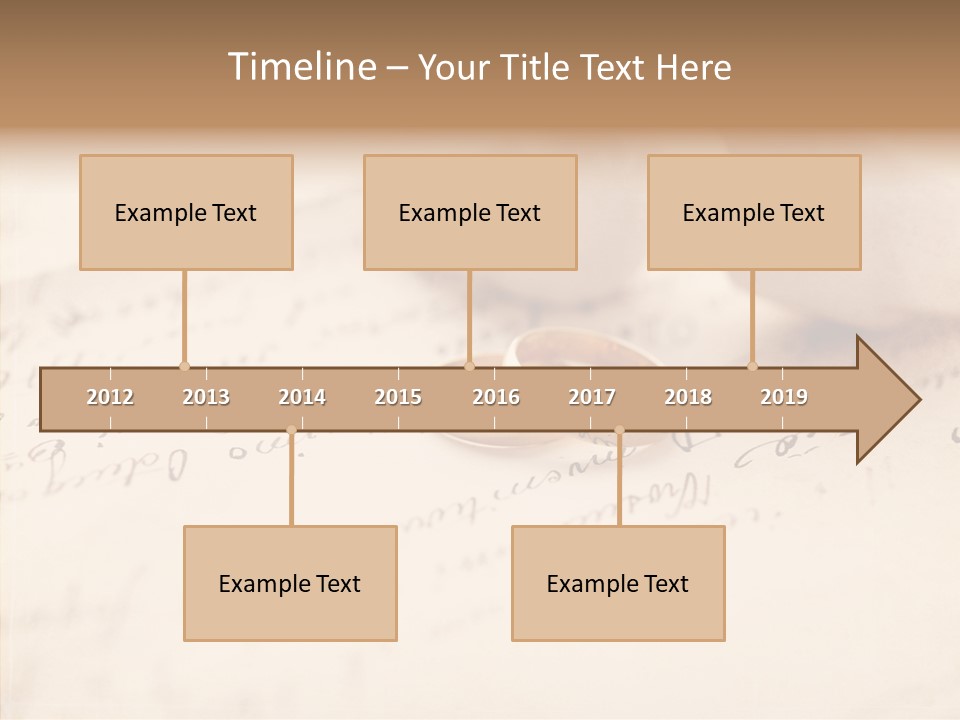 Band Gold Gift PowerPoint Template