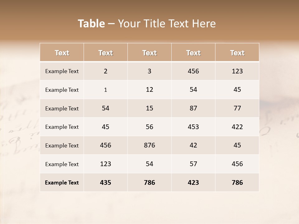 Band Gold Gift PowerPoint Template