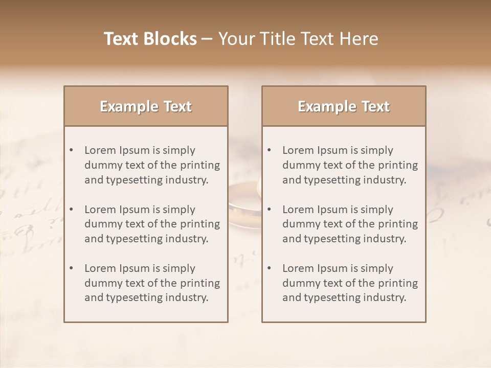 Band Gold Gift PowerPoint Template