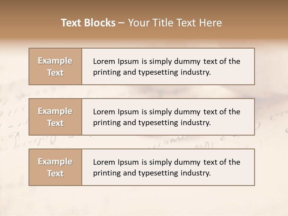 Band Gold Gift PowerPoint Template