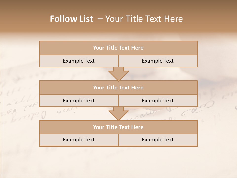 Band Gold Gift PowerPoint Template