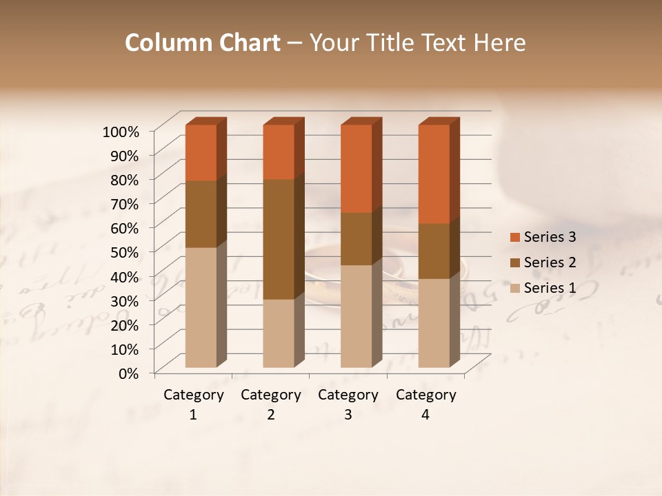 Band Gold Gift PowerPoint Template