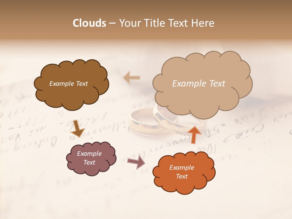 Band Gold Gift PowerPoint Template