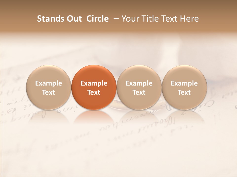 Band Gold Gift PowerPoint Template