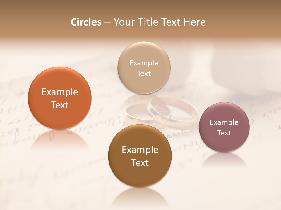 Band Gold Gift PowerPoint Template