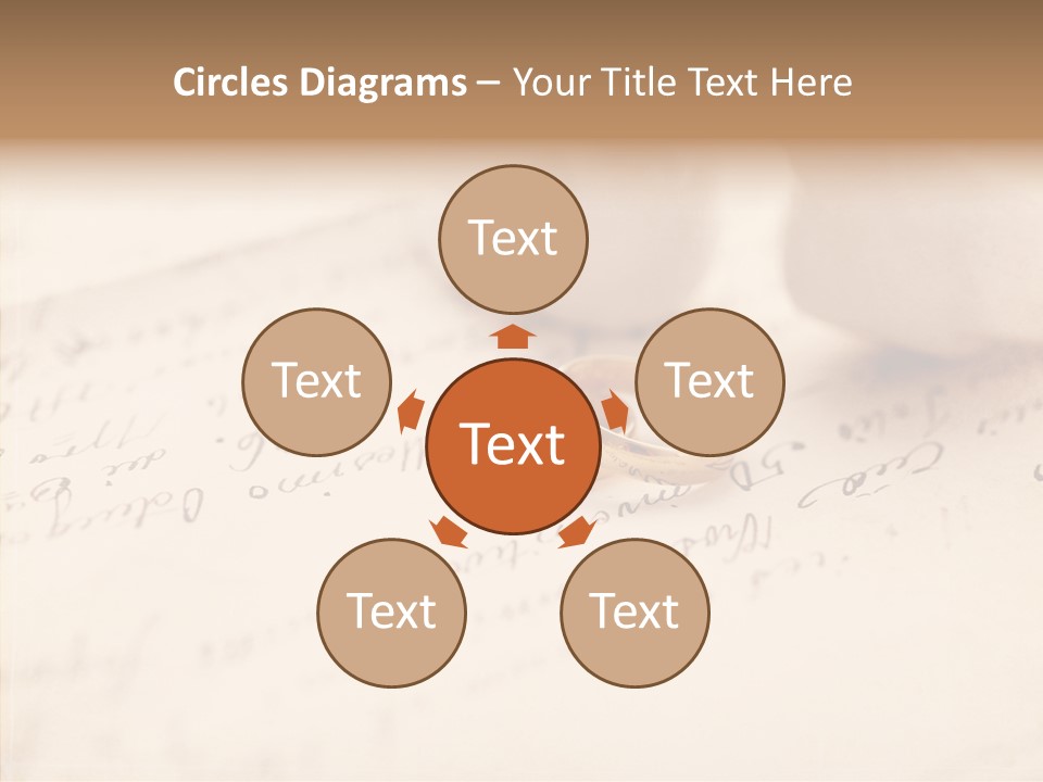 Band Gold Gift PowerPoint Template