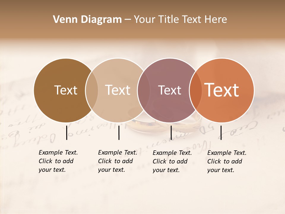 Band Gold Gift PowerPoint Template