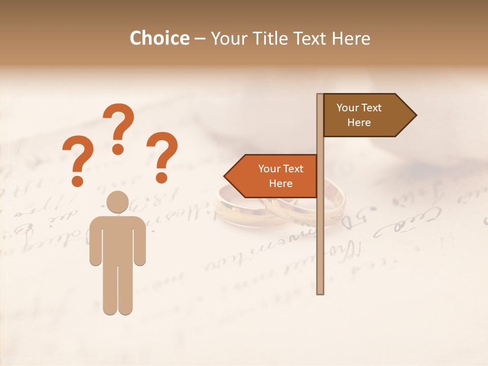 Band Gold Gift PowerPoint Template