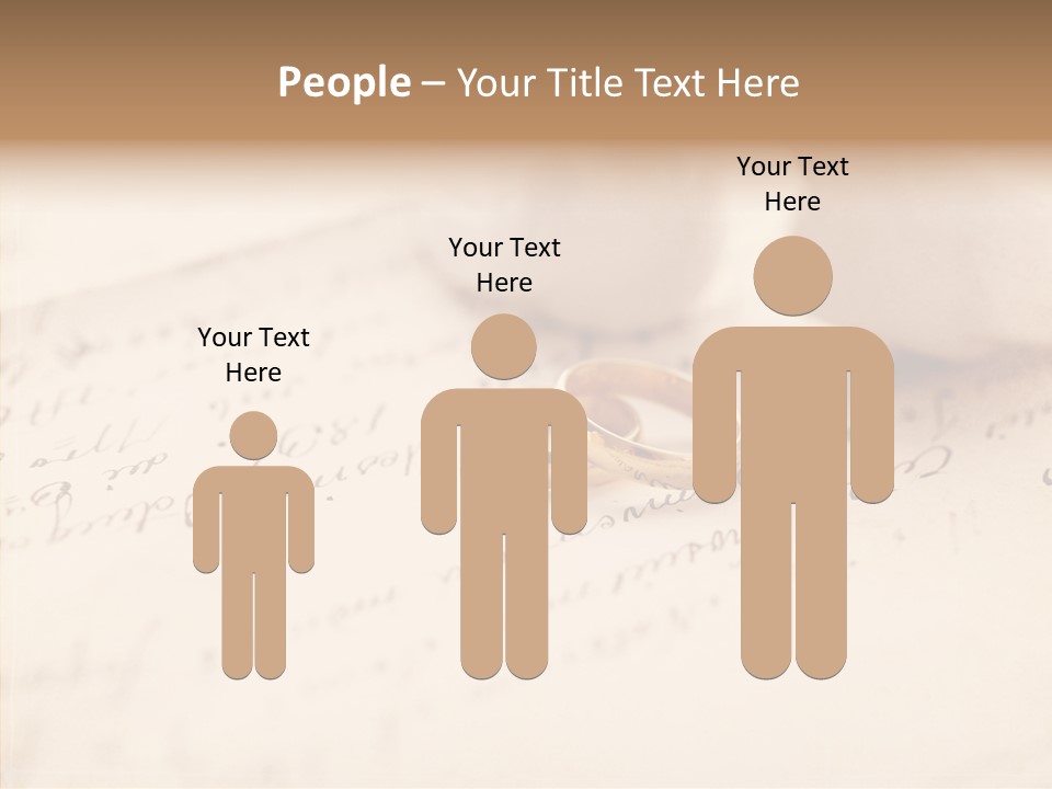 Band Gold Gift PowerPoint Template