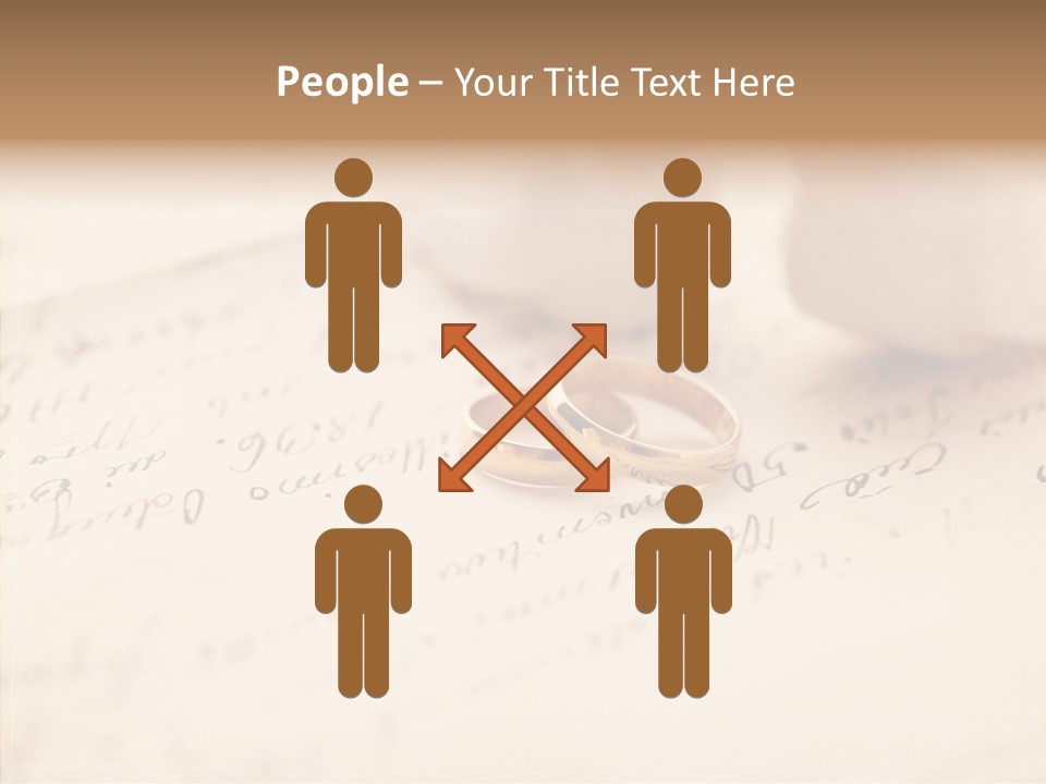 Band Gold Gift PowerPoint Template