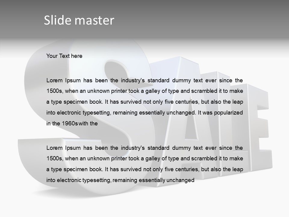 Background Attractive Offer PowerPoint Template