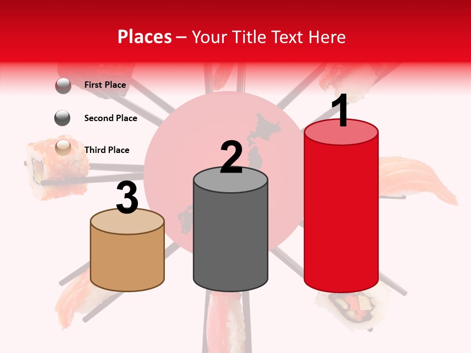 Red Menu Sea PowerPoint Template