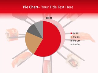 Red Menu Sea PowerPoint Template