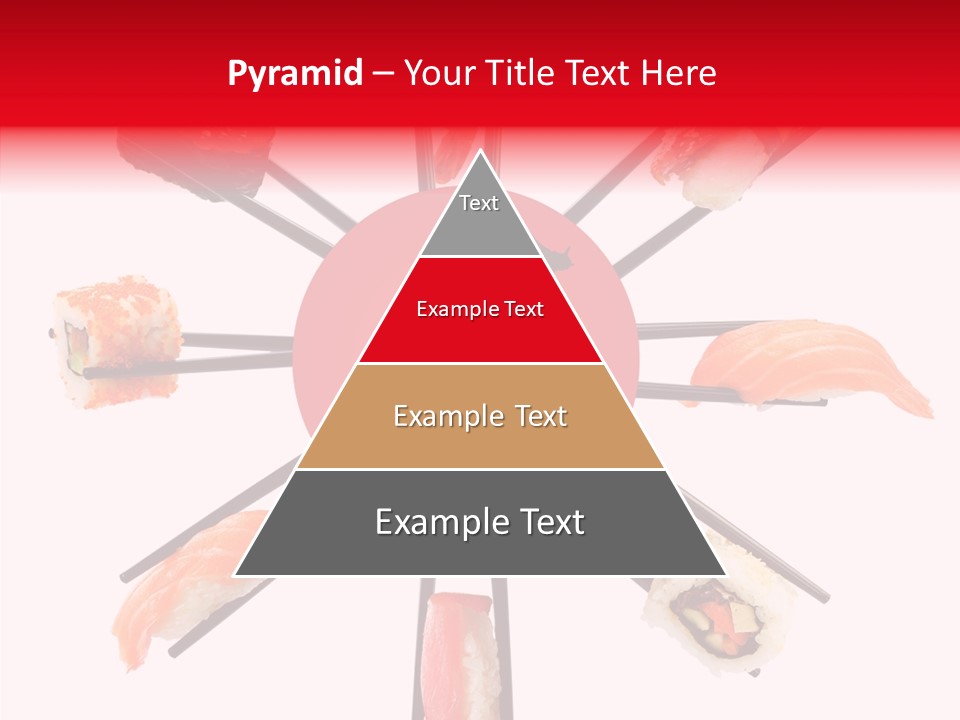 Red Menu Sea PowerPoint Template