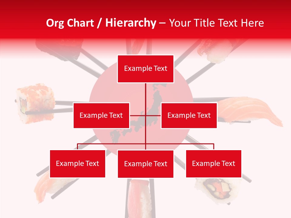 Red Menu Sea PowerPoint Template