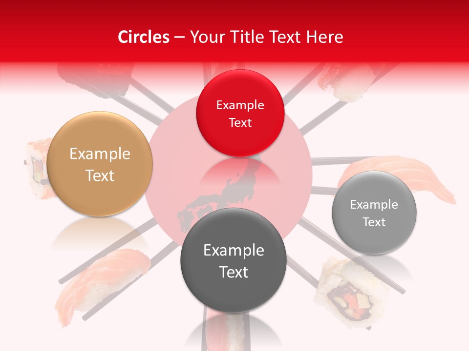 Red Menu Sea PowerPoint Template