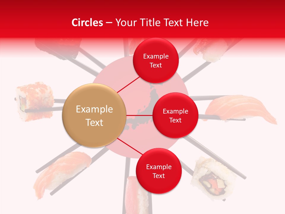 Red Menu Sea PowerPoint Template