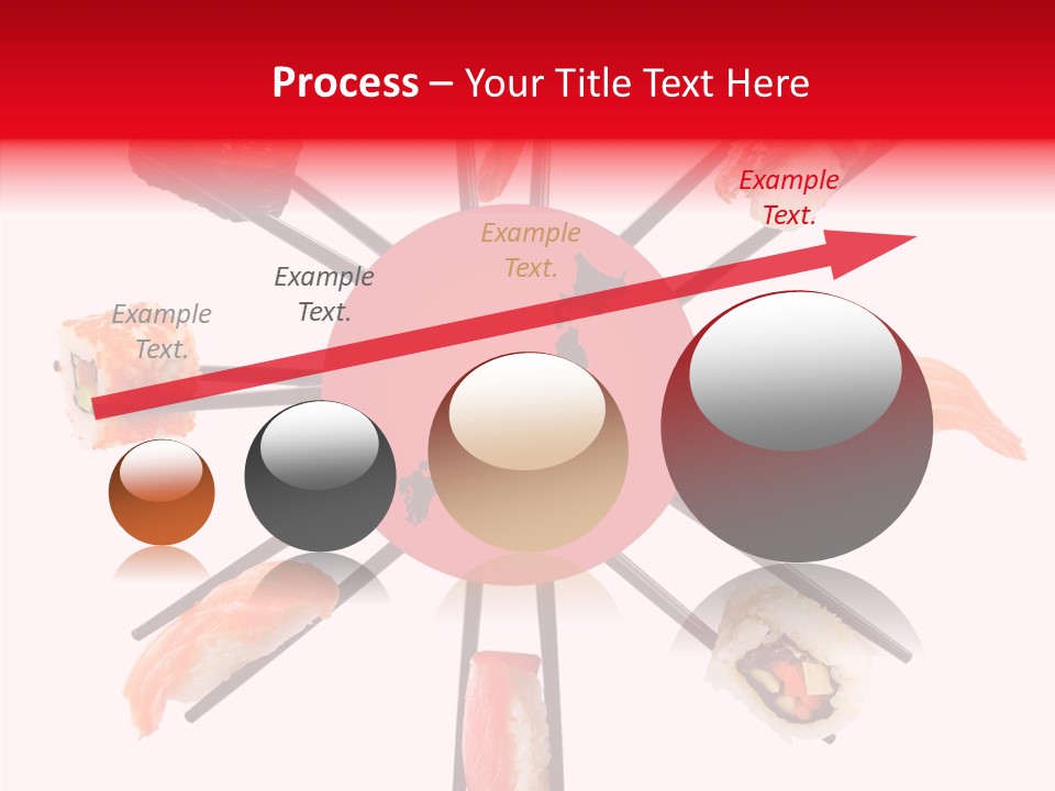 Red Menu Sea PowerPoint Template