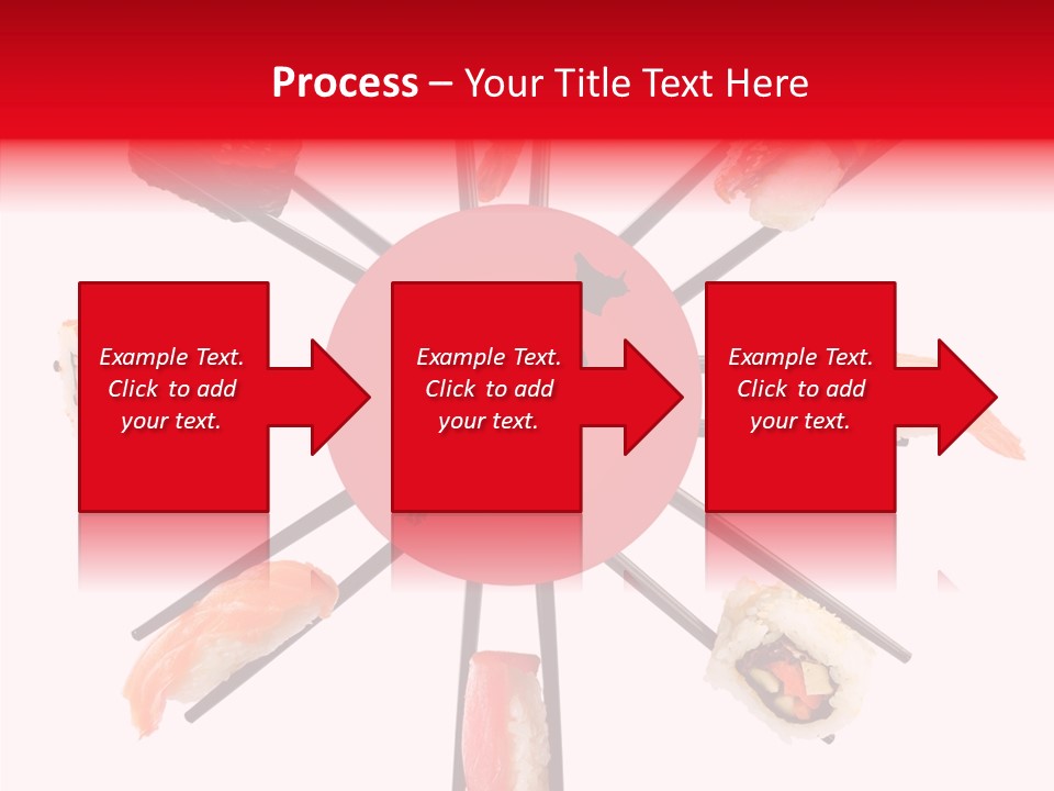 Red Menu Sea PowerPoint Template