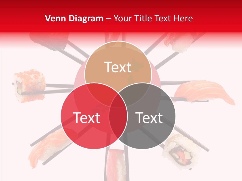 Red Menu Sea PowerPoint Template