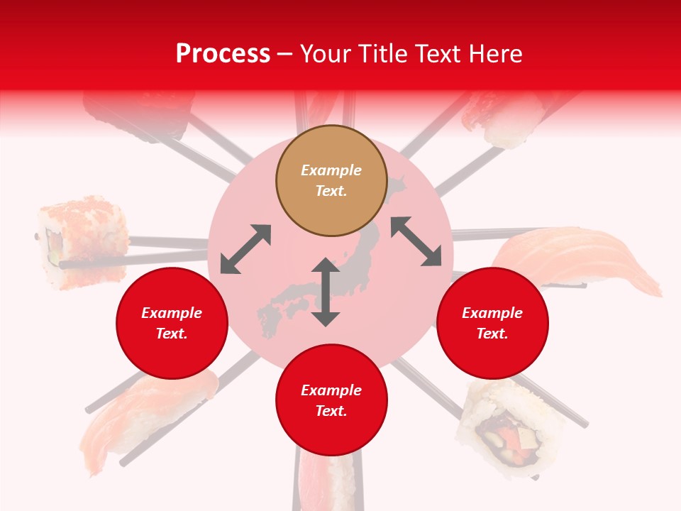 Red Menu Sea PowerPoint Template