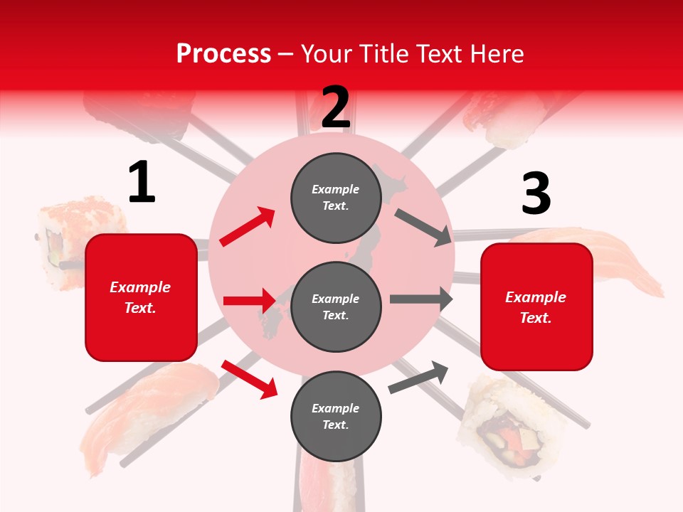 Red Menu Sea PowerPoint Template