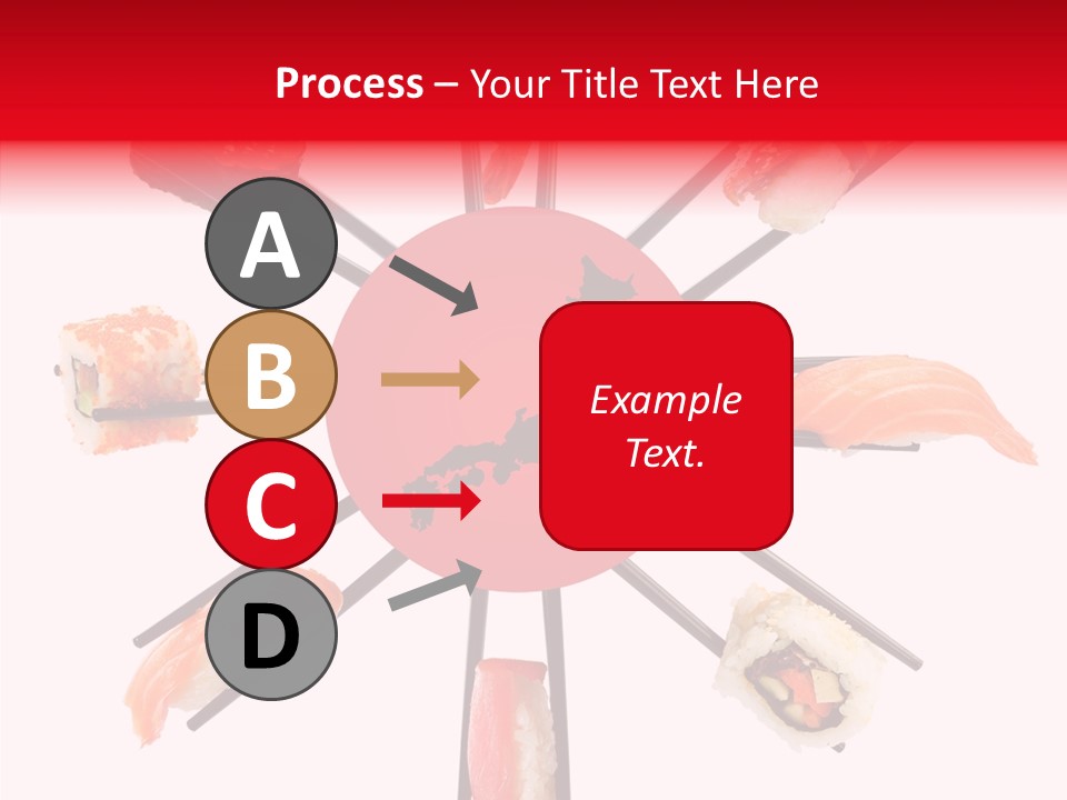 Red Menu Sea PowerPoint Template