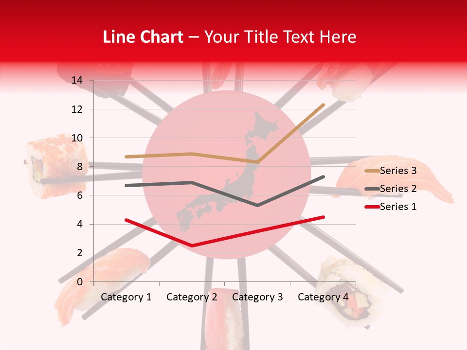 Red Menu Sea PowerPoint Template