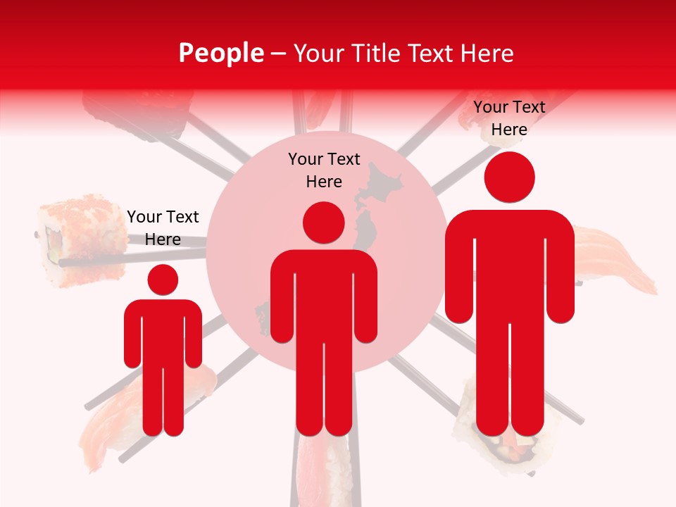 Red Menu Sea PowerPoint Template