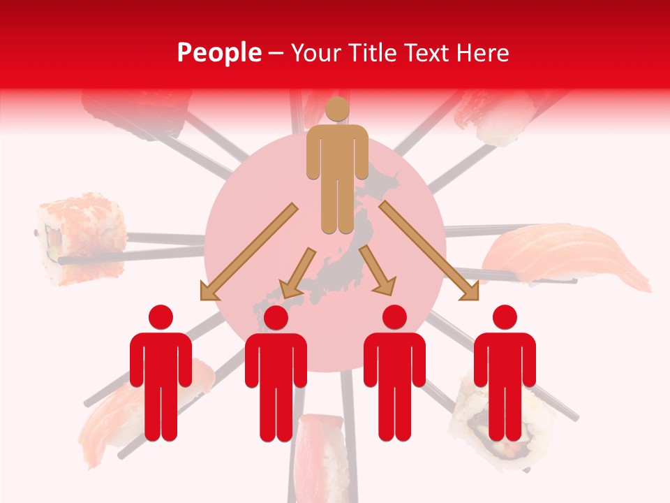 Red Menu Sea PowerPoint Template