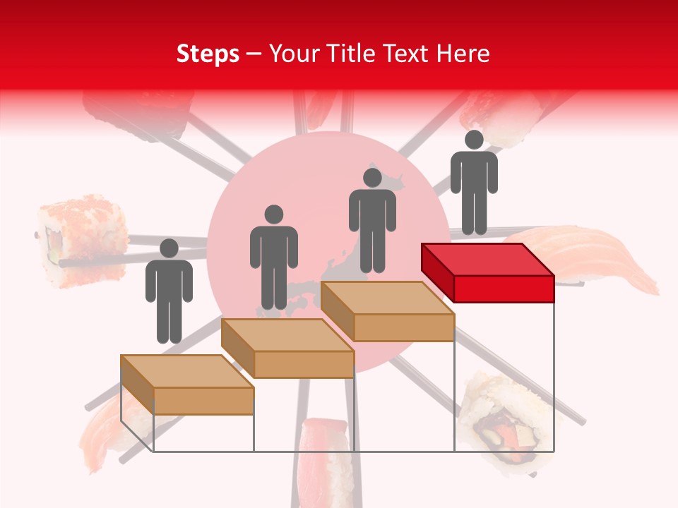 Red Menu Sea PowerPoint Template
