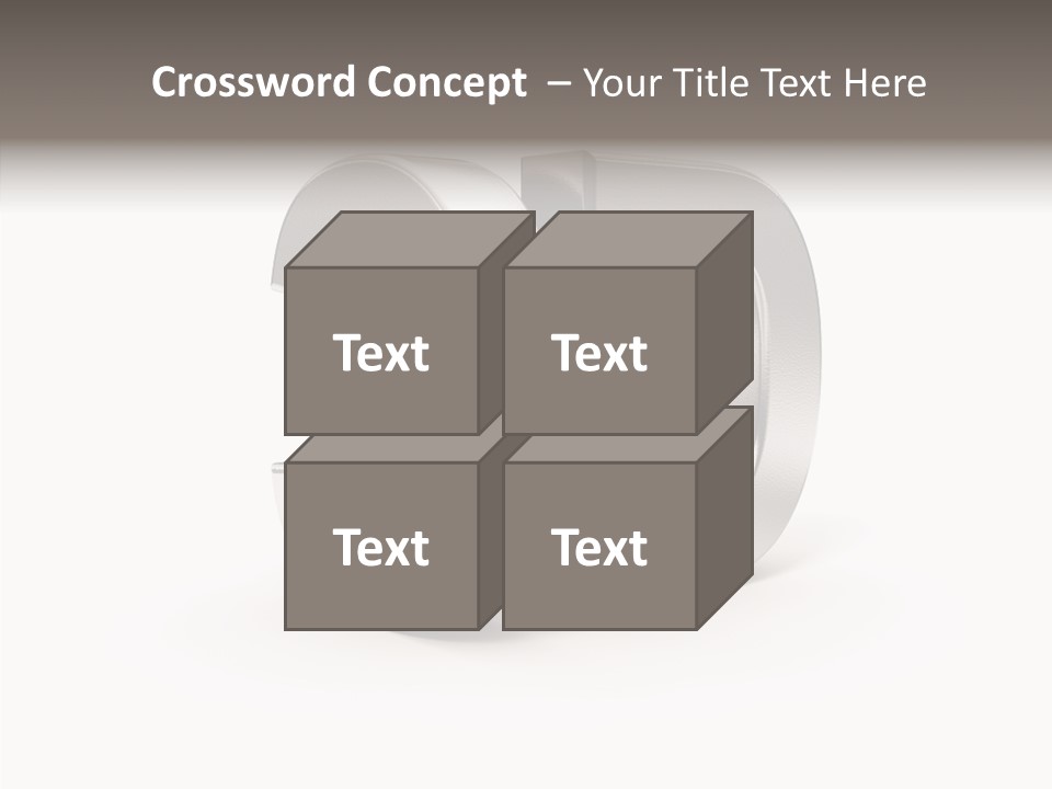 Typography Silver Steel PowerPoint Template