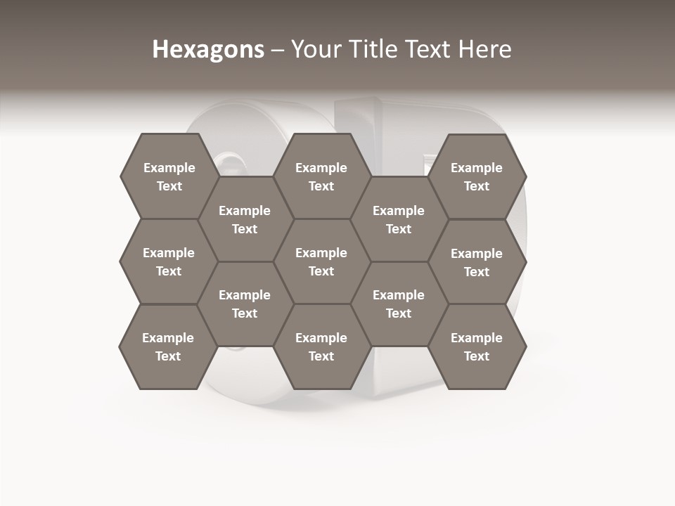 Typography Silver Steel PowerPoint Template