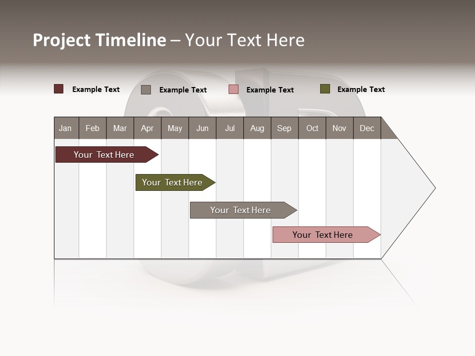 Typography Silver Steel PowerPoint Template