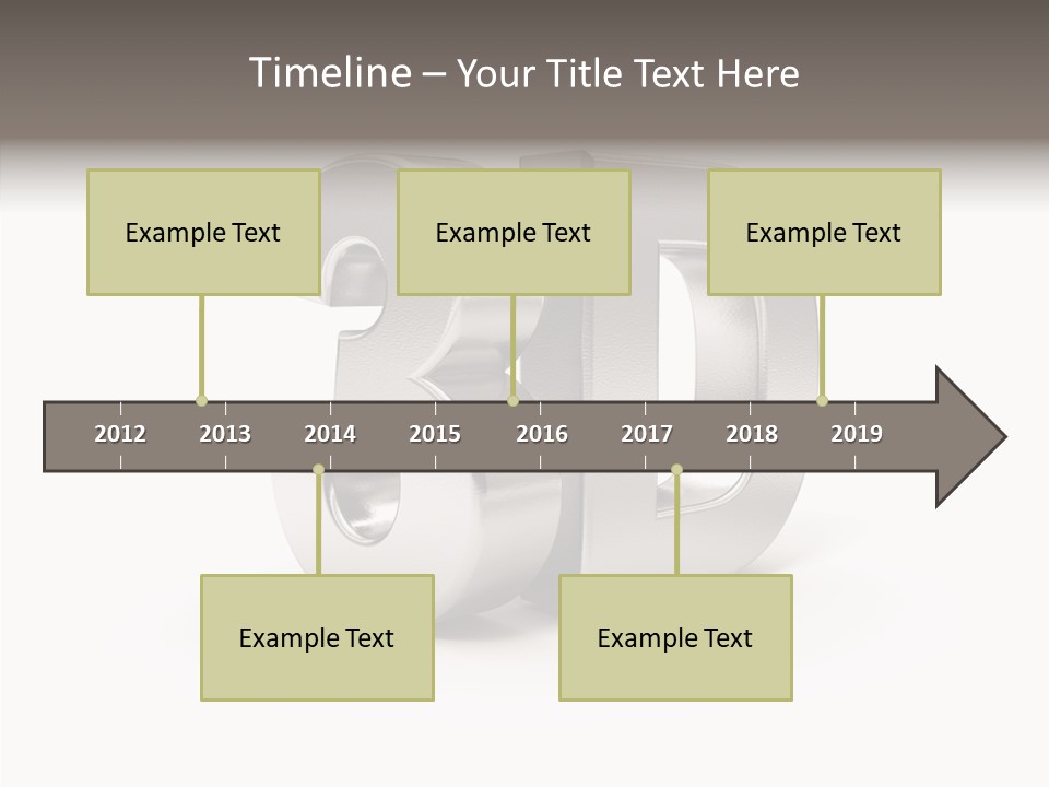 Typography Silver Steel PowerPoint Template