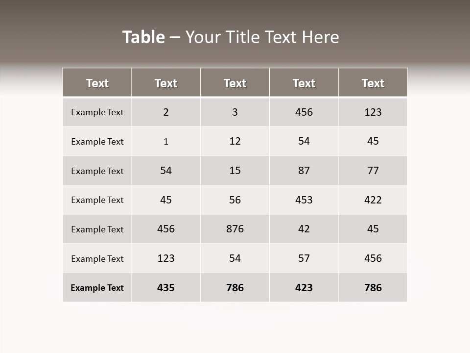 Typography Silver Steel PowerPoint Template