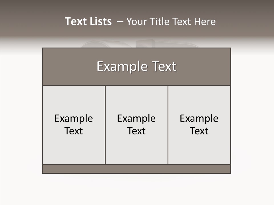 Typography Silver Steel PowerPoint Template