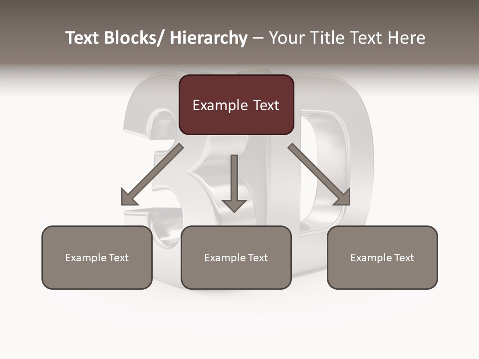 Typography Silver Steel PowerPoint Template