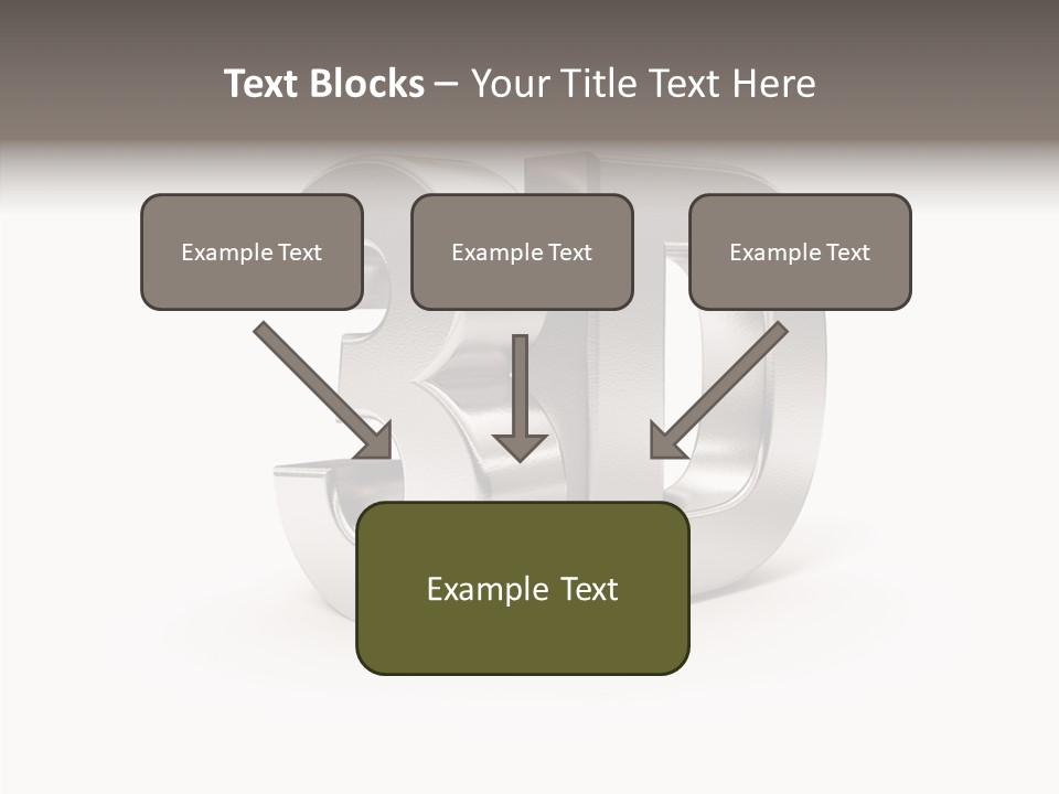 Typography Silver Steel PowerPoint Template