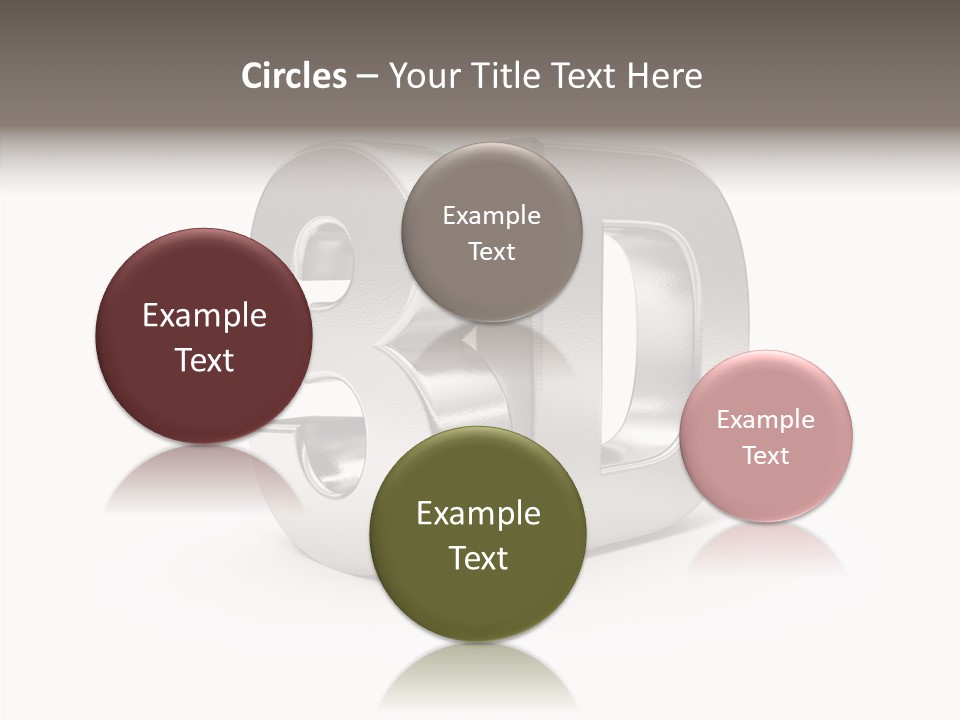 Typography Silver Steel PowerPoint Template