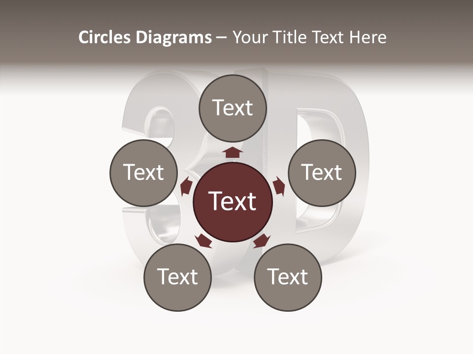 Typography Silver Steel PowerPoint Template