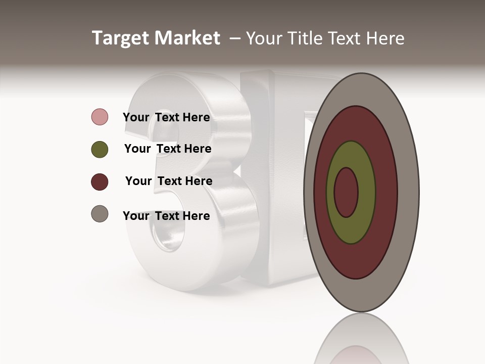 Typography Silver Steel PowerPoint Template